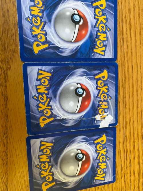 Pokemon cards damaged