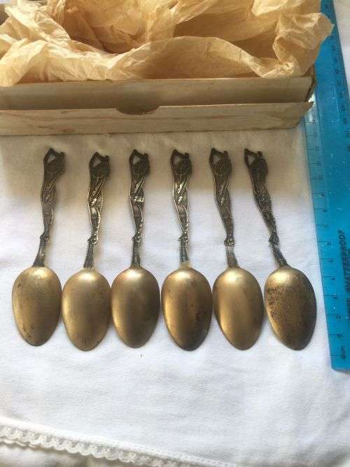 Vintage Indian warrior spoons