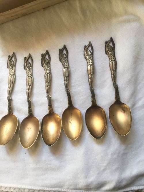 Vintage Indian warrior spoons