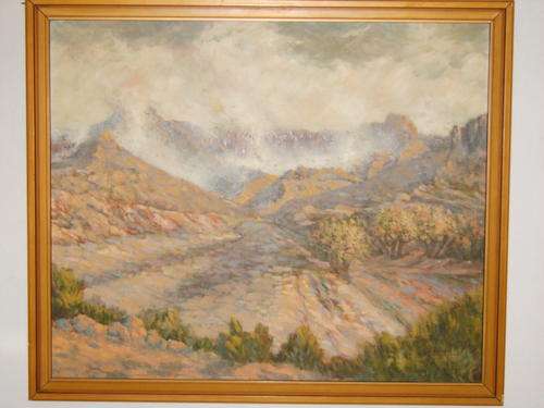 PASCAL, SIPHO SHONGWE oil on board painting,