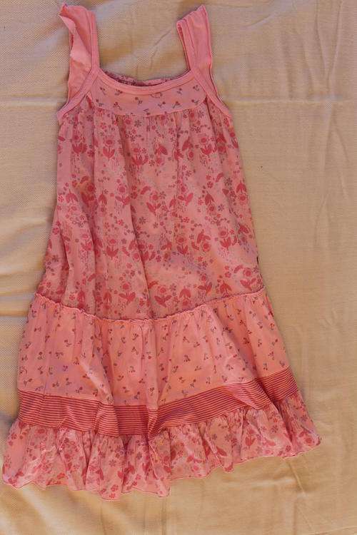 Naartjie coral floral dress