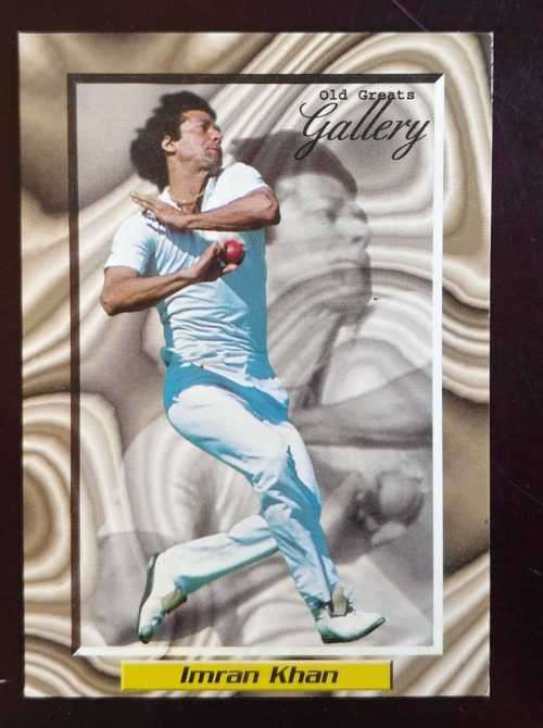 Imran Khan Pakistan no57 1996 KTV Sports deck old greats gallery cricket card