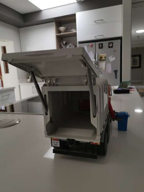 Bruder Man Back Loader Garbage Truck