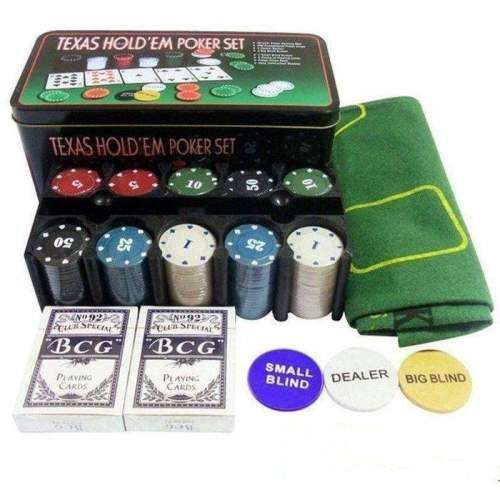 Texas Hold em poker set