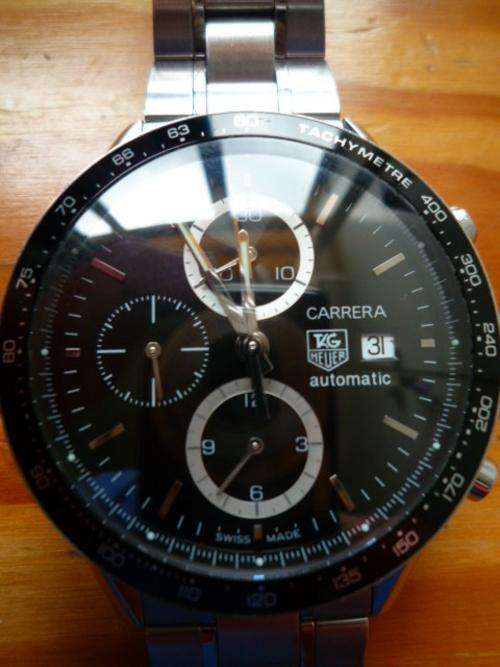 TAG Heuer Men's Carrera Automatic Chronograph Watch CV2010 - Includes box and original receipt !