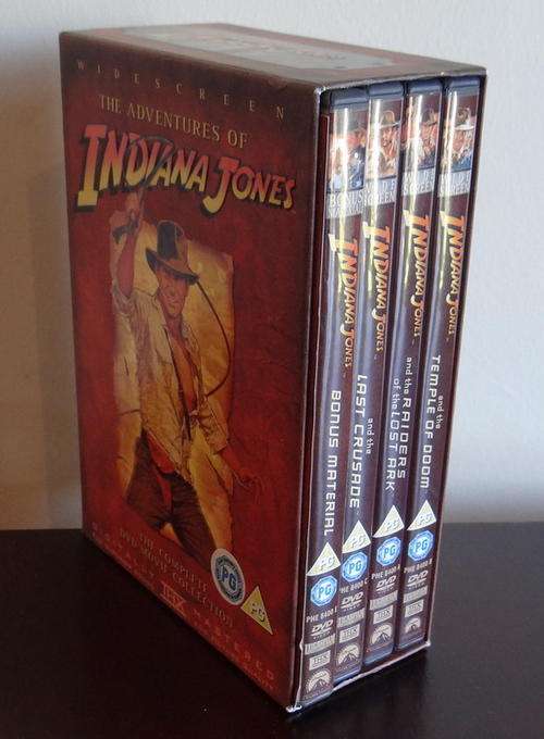 Indiana Jones I, II, III, IV BOX SET