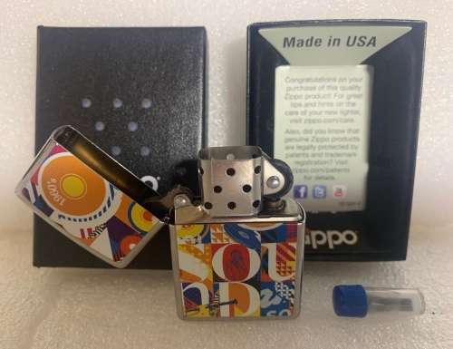 Zippo Lighter - Limited Edition `1960`s Sound`