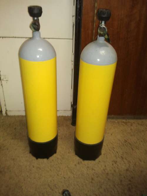 SCUBA / Paintball Cylinders 2 x 7Lt 200  BAR Steel DRAGER