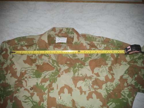 S.A.P Reaction / Riot / Koevoet Unit Camo Long Sleeve Shirt Circa 1984 Rare