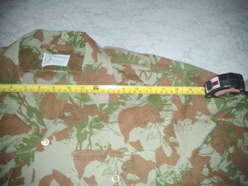S.A.P Reaction / Riot / Koevoet Unit Camo Long Sleeve Shirt Circa 1984 Rare