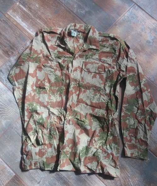 S.A.P Reaction / Riot / Koevoet Unit Camo Long Sleeve Shirt Circa 1984 Rare
