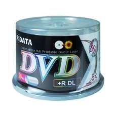 Ridata DVD+R DL, 8.5GB, 8x, fullface printable - 25 pack spindle