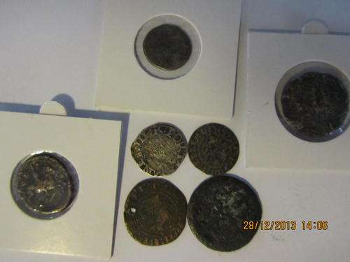 7 ANCIENT COINS !! UNKNOWN ! UNRESEARCHED ! TREASURE CHEST ! LOW START