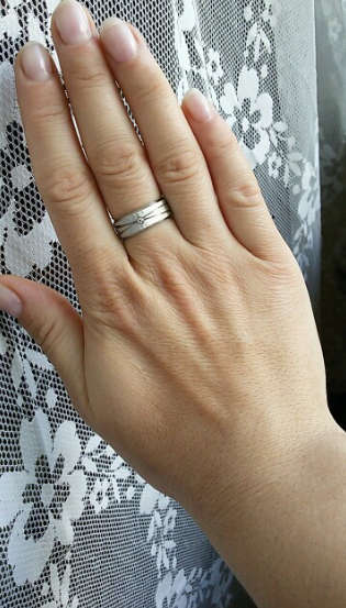 Ladies Stainless Steel Ring