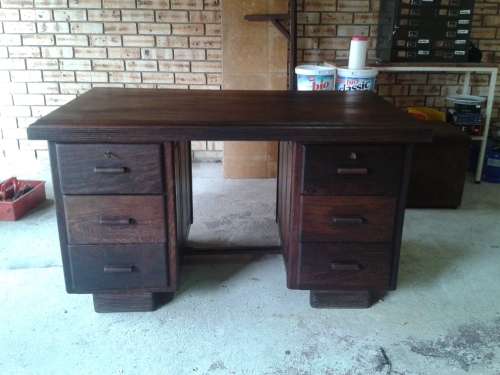 patridge wood desk