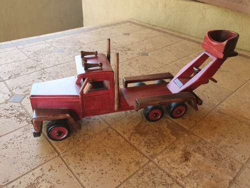 Wooden Model Truck Large