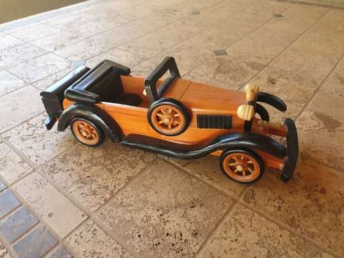 Wooden Model Car Large