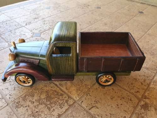 Wooden Model Truck Large