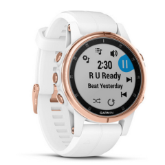 Garmin Fenix 5S Plus Sapphire Rose Goldtone Smartwatch***With Box and Charger Secondhand