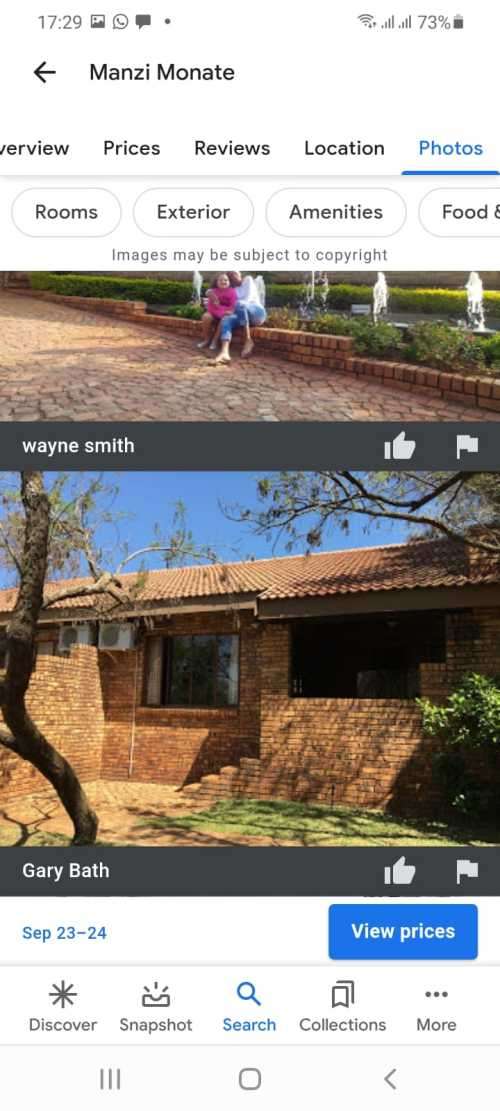 Manze Monate 7 day holiday 25 September - 2 Oct 2020