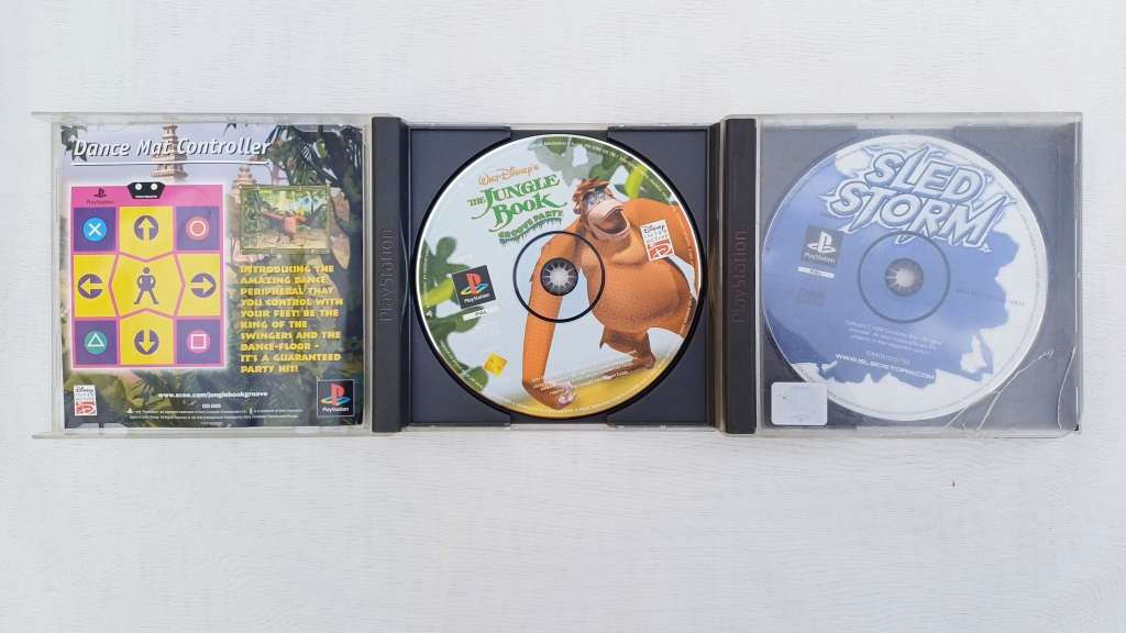 Playstation 1 Jungle book: Groove party & Sled storm