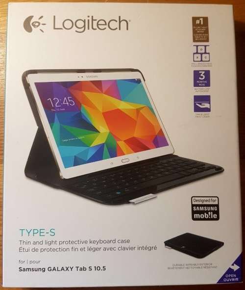 Samsung Galaxy Tab S 16GB 10.5" Wifi/LTE + Logitech Type-S Key Board Cover!