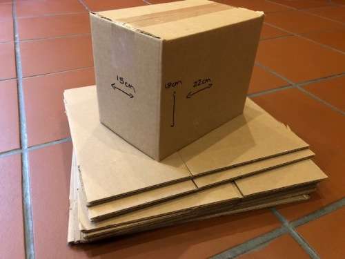 Packaging moving storage boxes