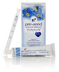 Pre~Seed, sperm friendly lubricant