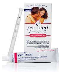 Pre~Seed, sperm friendly lubricant