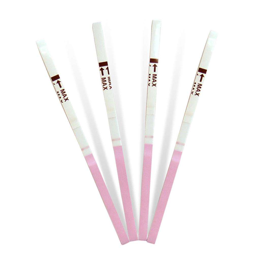 Ovulation and pregnancy test strip combo