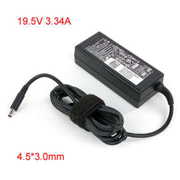 LAPTOP CHARGER COMPATIBLE WITH DELL 65W - 19.5V 3.34A