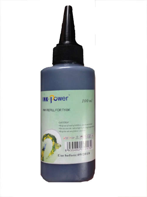 INKPOWER 100ML REFILL INK BOTTLE - BLACK COLOR