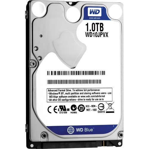 WESTERN DIGITAL BLUE 1TB 2.5" LAPTOP INTERNAL HARD DISK DRIVE
