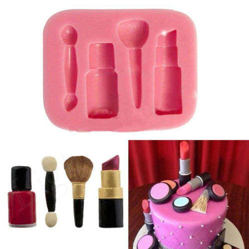 Silicone fondant make up mold