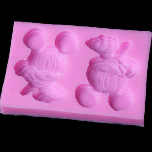 Fondant silicone Mickey Mouse mold