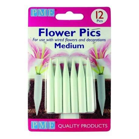 PME Medium flower pics (12) (Cake decorating)