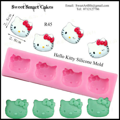 Silicone Hello Kitty Mold for fondant