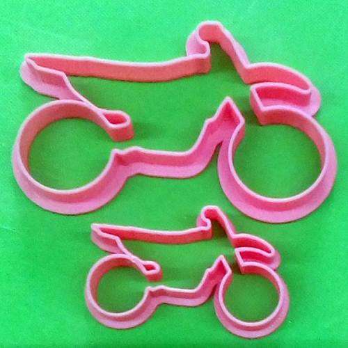 Plastic cutter set motorbike (2pc)