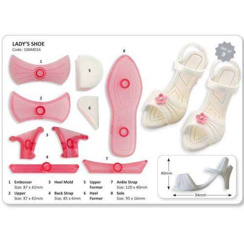 Template set Lady shoe