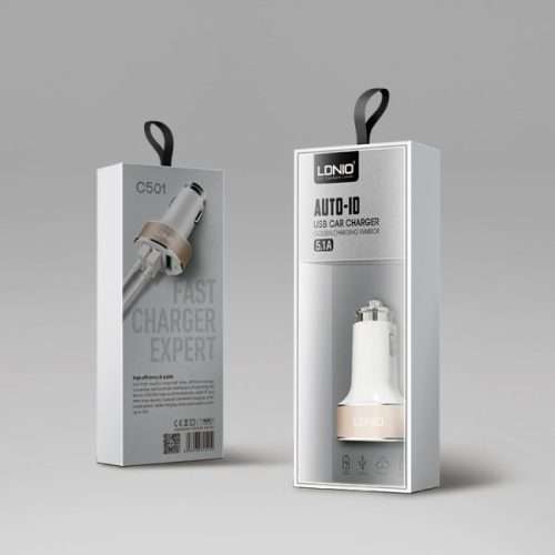 LDNIO Auto ID 3 USB Port Car Charger