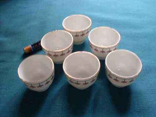 Set of six Taiwanese Teacups