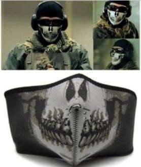 Skull Skeleton Face Mask