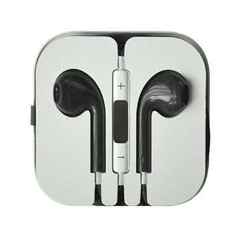 Earphone Earbud Headset Headphone Remote w Mic for iPhone 5 iPod 3.5mm for Apple