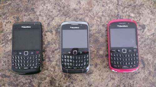 Lot of 3 Blackberry Phones - All in Good working Order