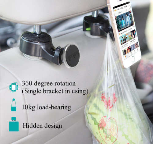 Universal Car Magnet Tablet iPad Cellphone Headrest Holder with LED Lights