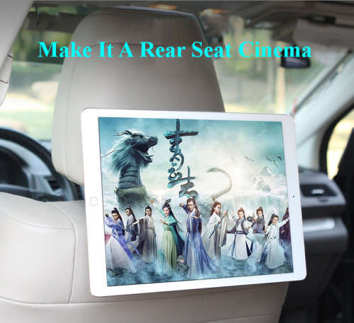 Universal Car Magnet Tablet iPad Cellphone Headrest Holder with LED Lights
