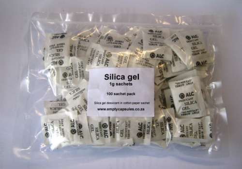 1g Silica gel sachets - 200 sachets