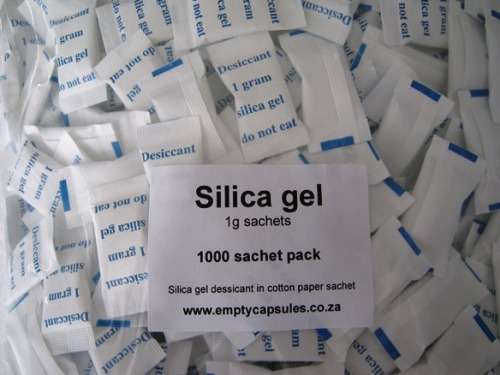 1g Silica gel sachets - 1000 sachet pack