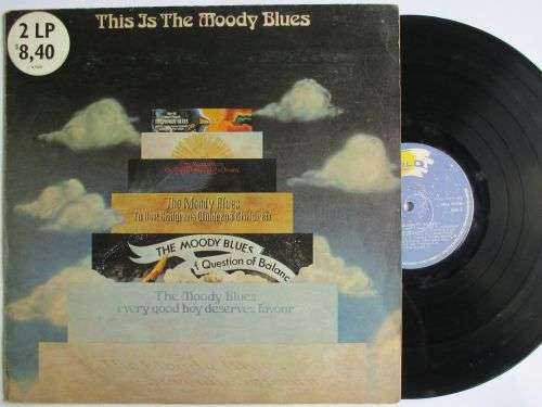 THE MOODY BLUES - THIS IS THE MOODY BLUES - ZIMBABWE - VG / VG+ / 2LP