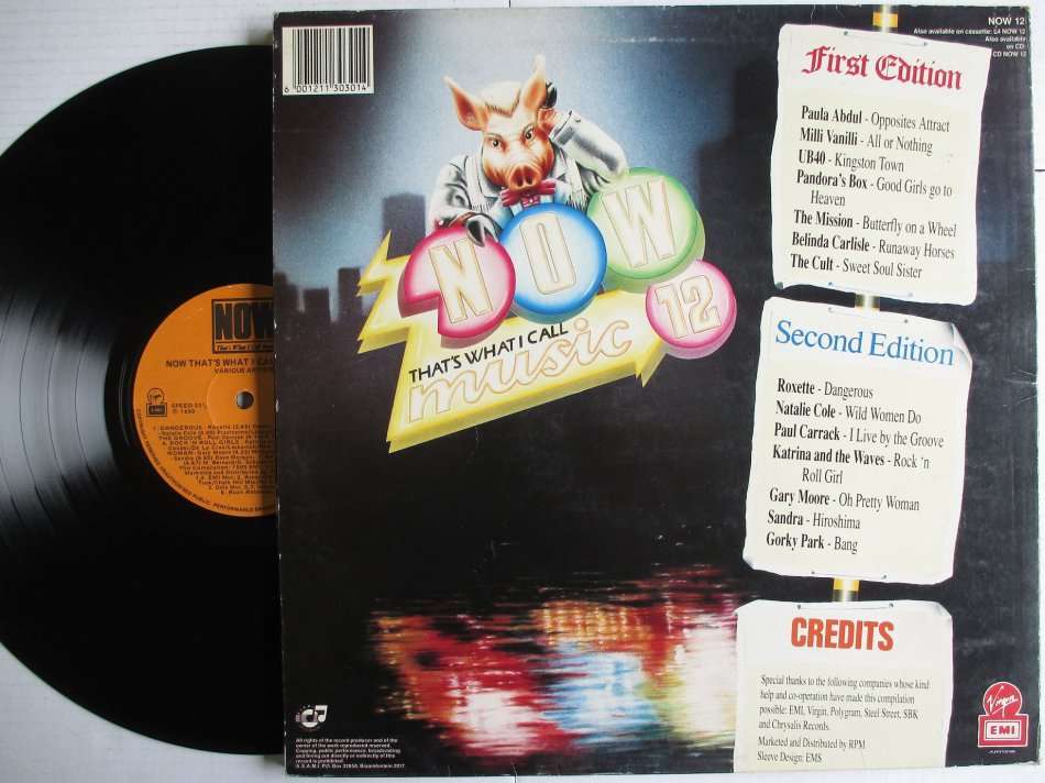 VARIOUS ARTISTS - NOW THAT'S WHAT I CALL MUSIC 12 - RSA VG / VG+ GATEFOLD
